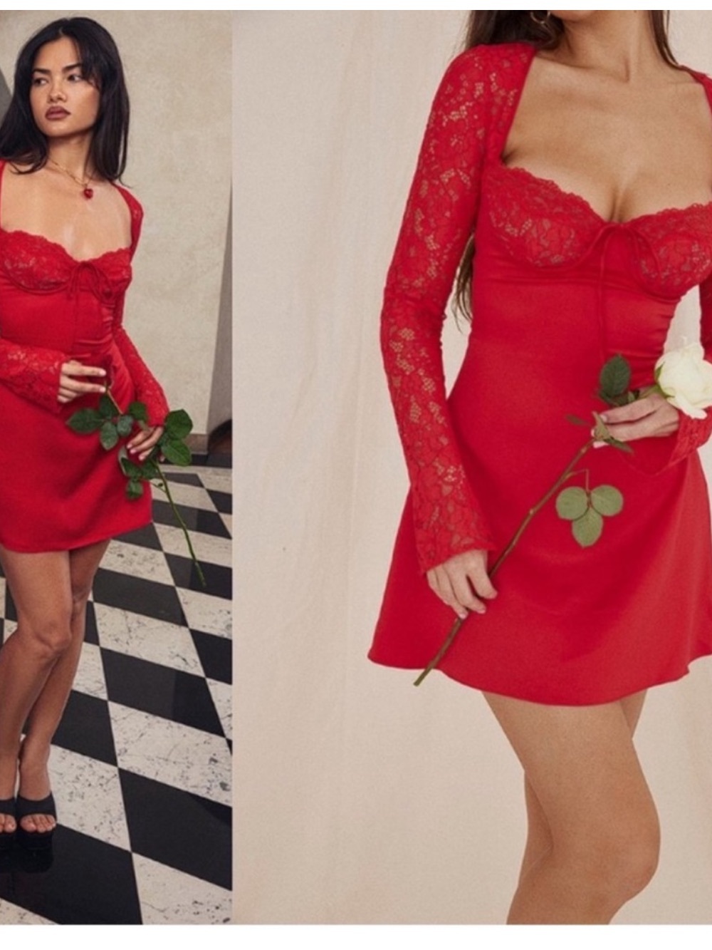 House of CB JENNICA DRESS RED